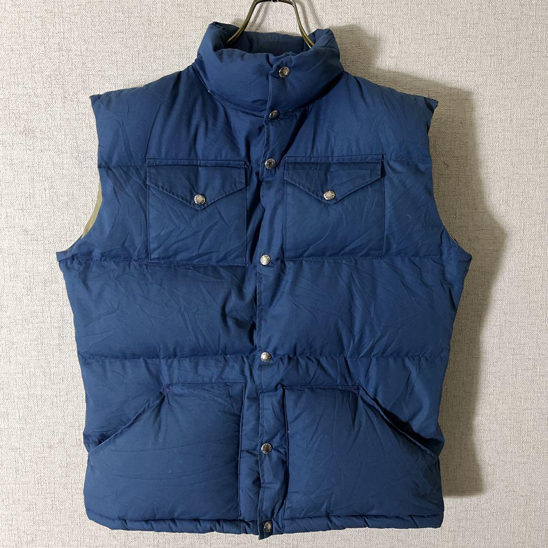 70s THE NORTH FACE ノースフェイス 茶タグ ダウンベスト.
