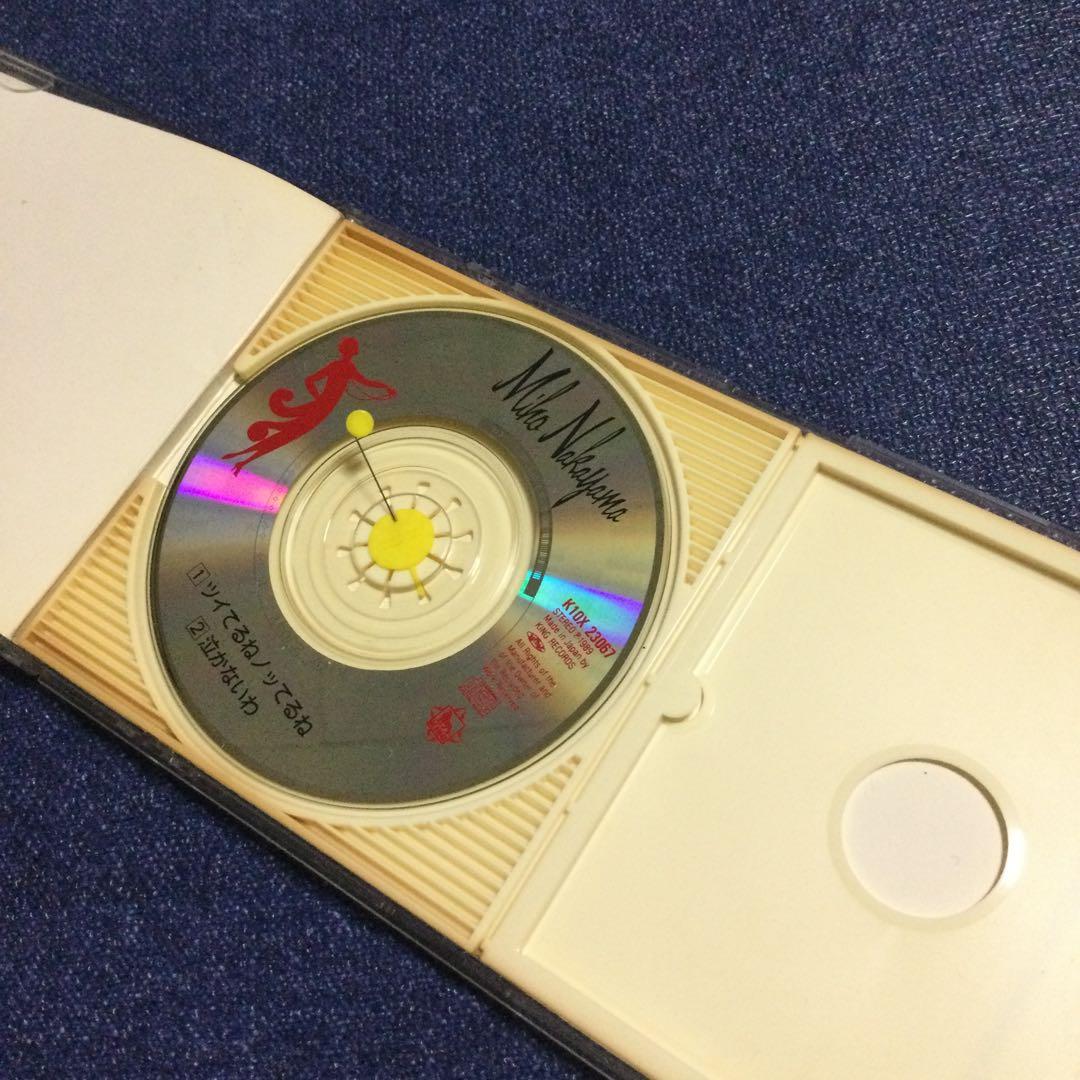 中山美穂　ついてるねのってるね　8センチ8cmシングル短冊　レンタル　邦楽　CD