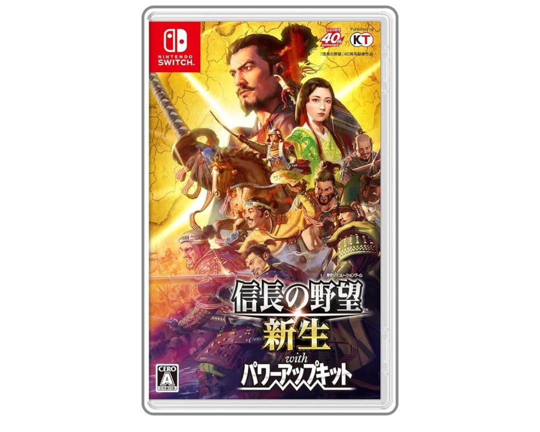 美品！！早い者勝ち！！Switch信長の野望　新生withパワーアップキット