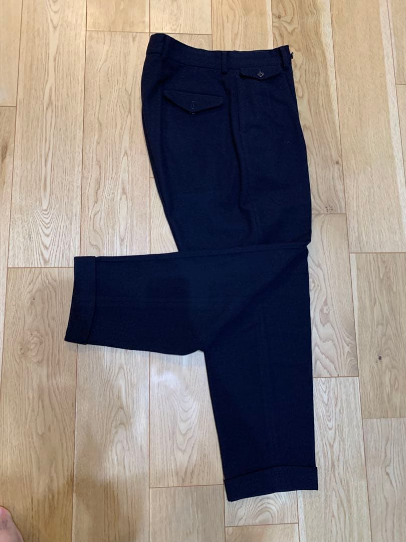 キャプテンサンシャイン　ウールカシミアスラックスパンツ