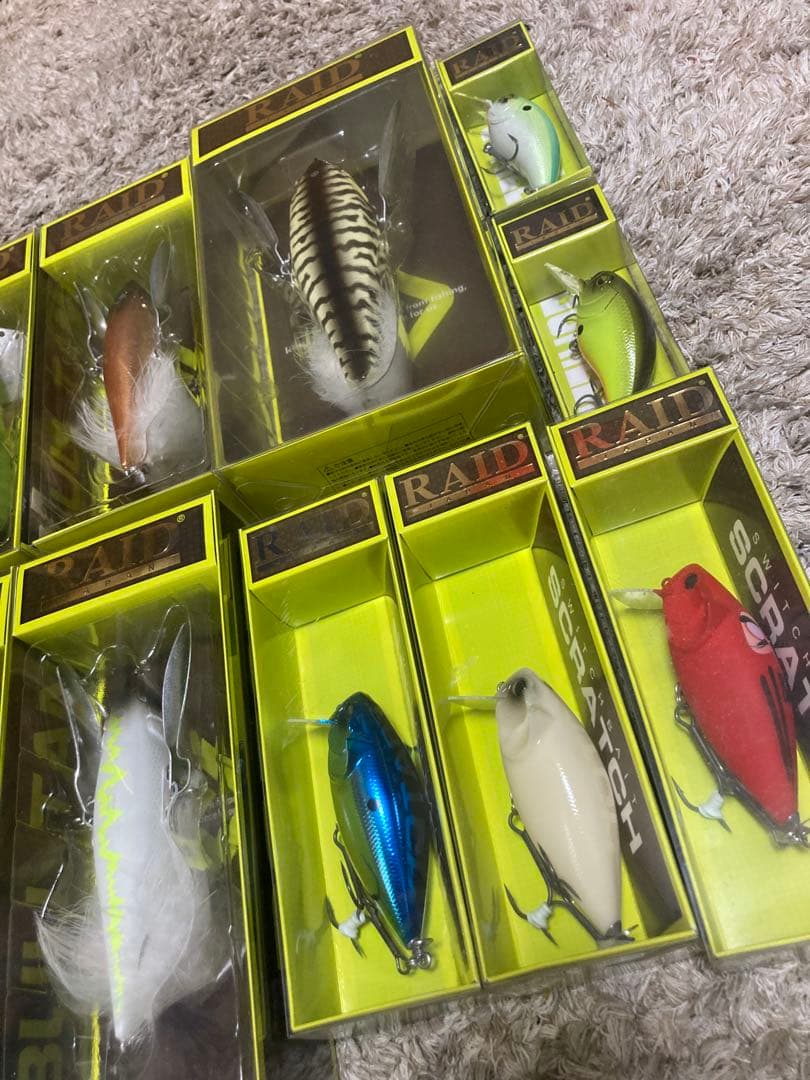 レイドジャパン　ビッグベイト　ルアー 12個セット⭐︎バラ売り不可⭐︎