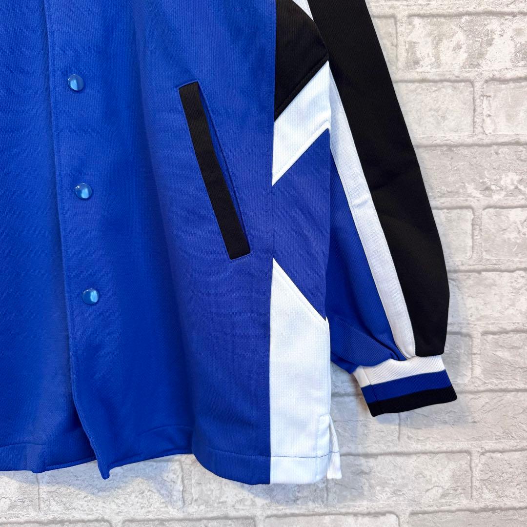 【くまごろー様90s 新品 希少】コンバース ジャージ スナップボタン L 青