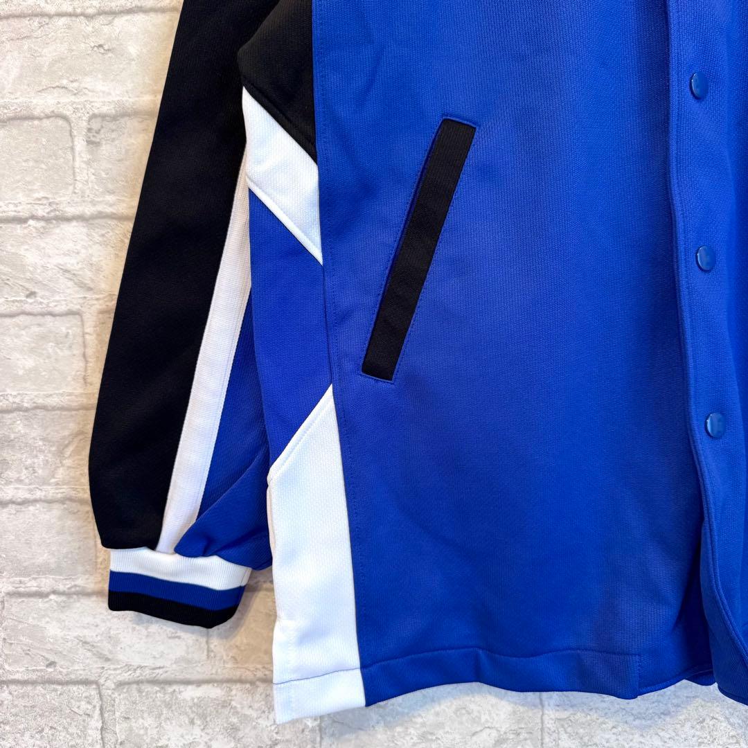 【くまごろー様90s 新品 希少】コンバース ジャージ スナップボタン L 青