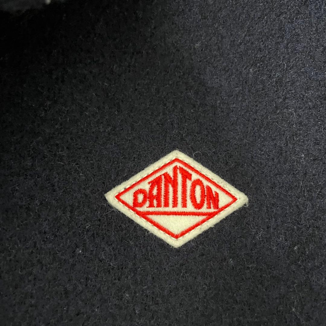 人気✨DANTON ウールモッサ コート　フーディー　38 別注品　くるみ釦