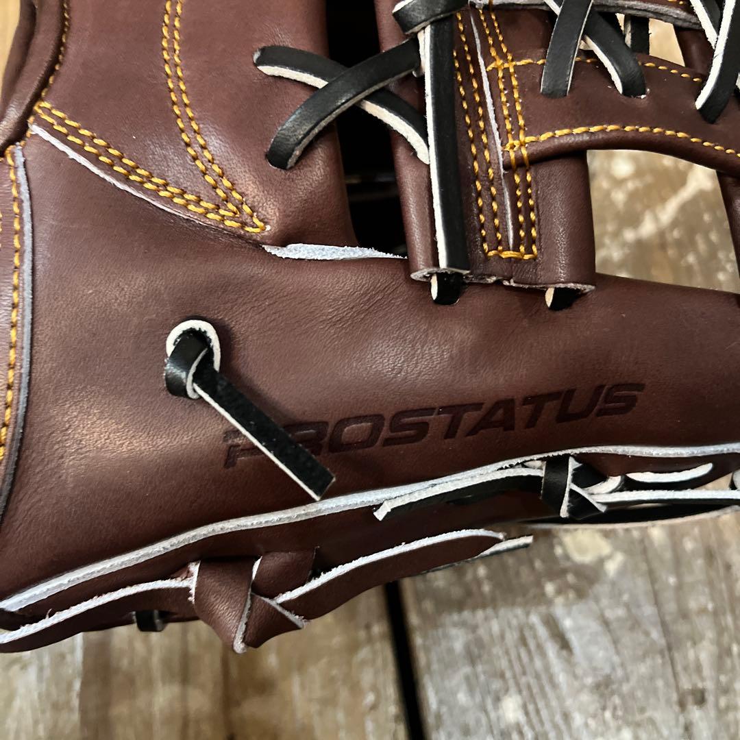 ZETT 野球 硬式グローブ 内野手用 硬式プロステイタス 二塁手 遊撃手用