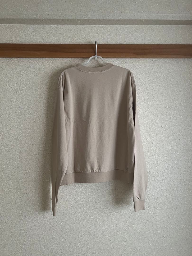 “ヴェリテクール”ユニセックスヴィンテージロングスリーブ・ベージュ・未使用品