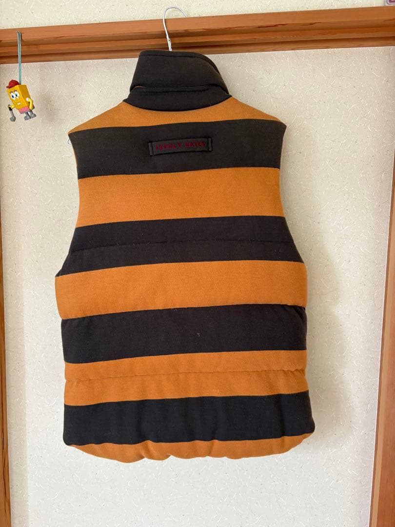 PEARLY GATES ストライプ ダウンベスト　パーリーゲイツ