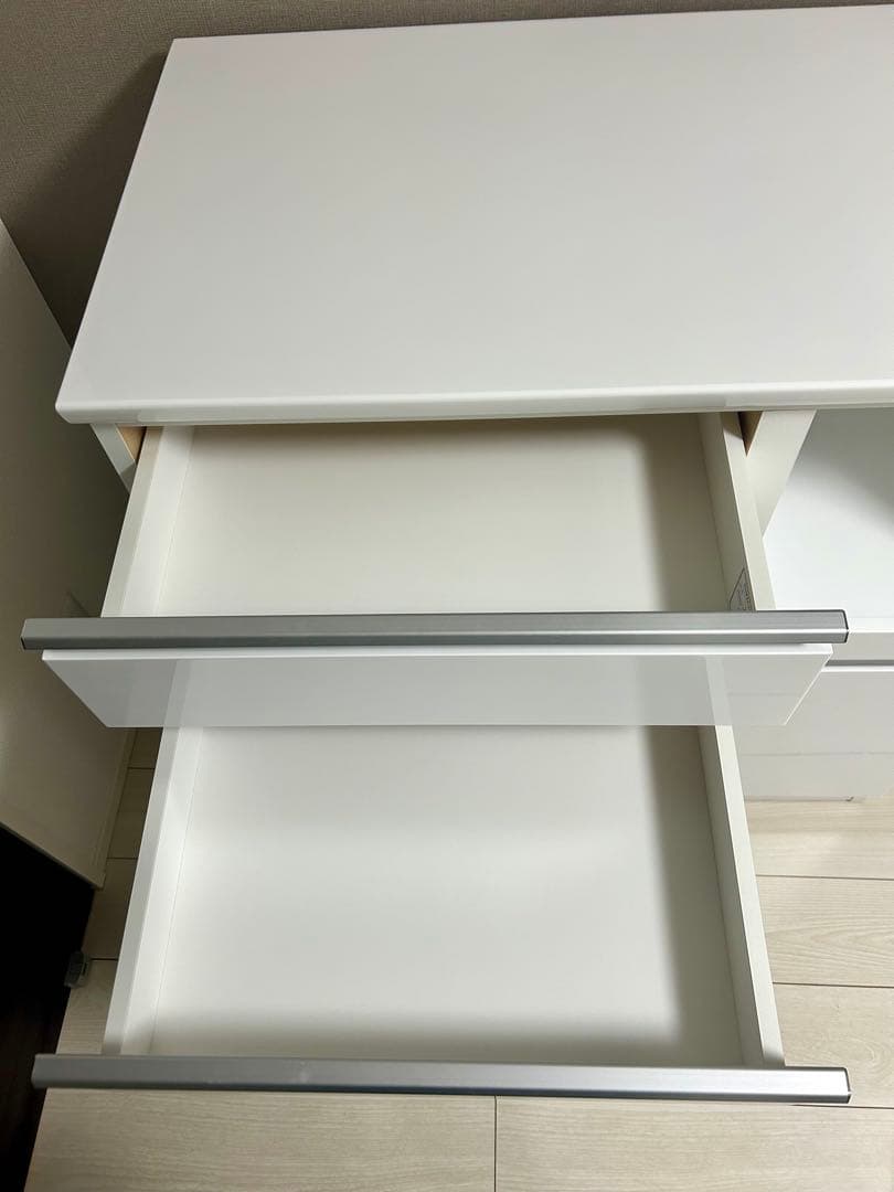 【美品】キッチンカウンター（レジューム 90QH-R WH)