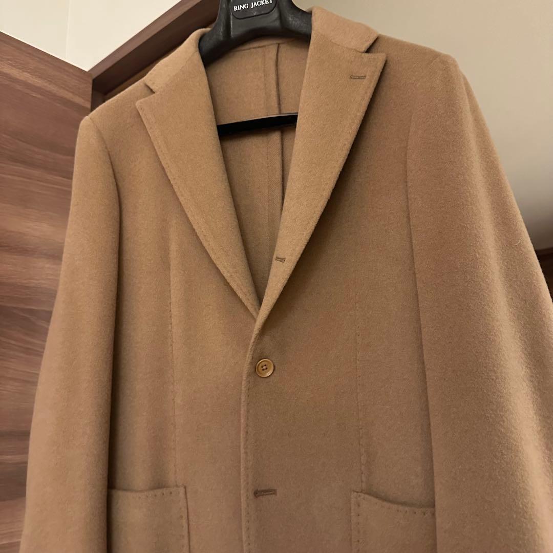 極上 RING JACKET キャメル ジャケット 50