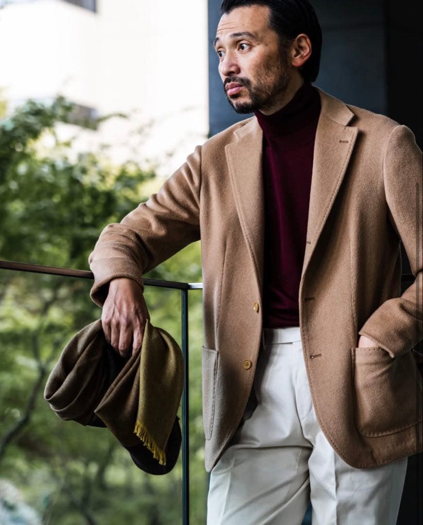 極上 RING JACKET キャメル ジャケット 50