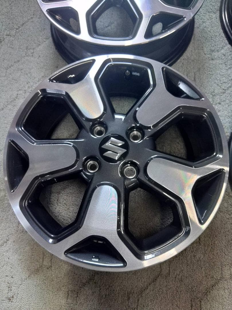 ☆【美品】　スズキ ハスラー　新車外し　純正アルミホイール ばら売りしません！☆