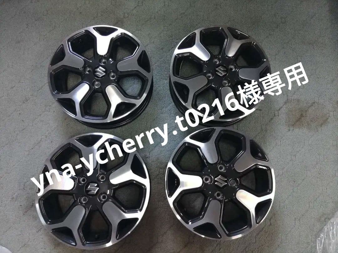 ☆【美品】　スズキ ハスラー　新車外し　純正アルミホイール ばら売りしません！☆