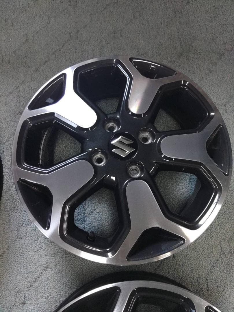 ☆【美品】　スズキ ハスラー　新車外し　純正アルミホイール ばら売りしません！☆