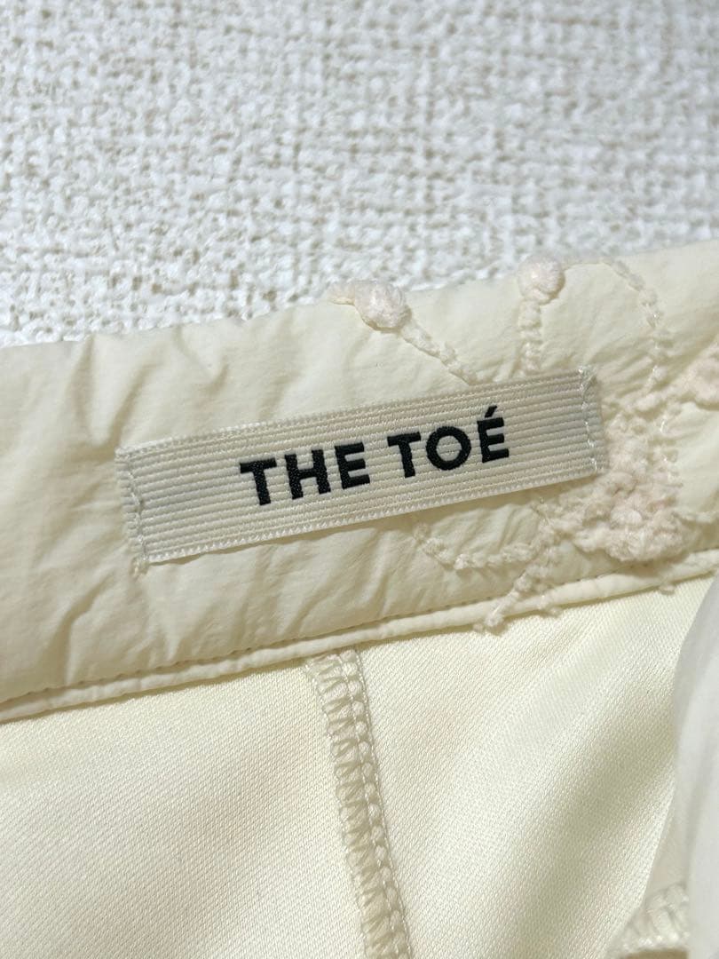 【洋服】THE TOE バルーンミニスカート　白　ネックレスセット
