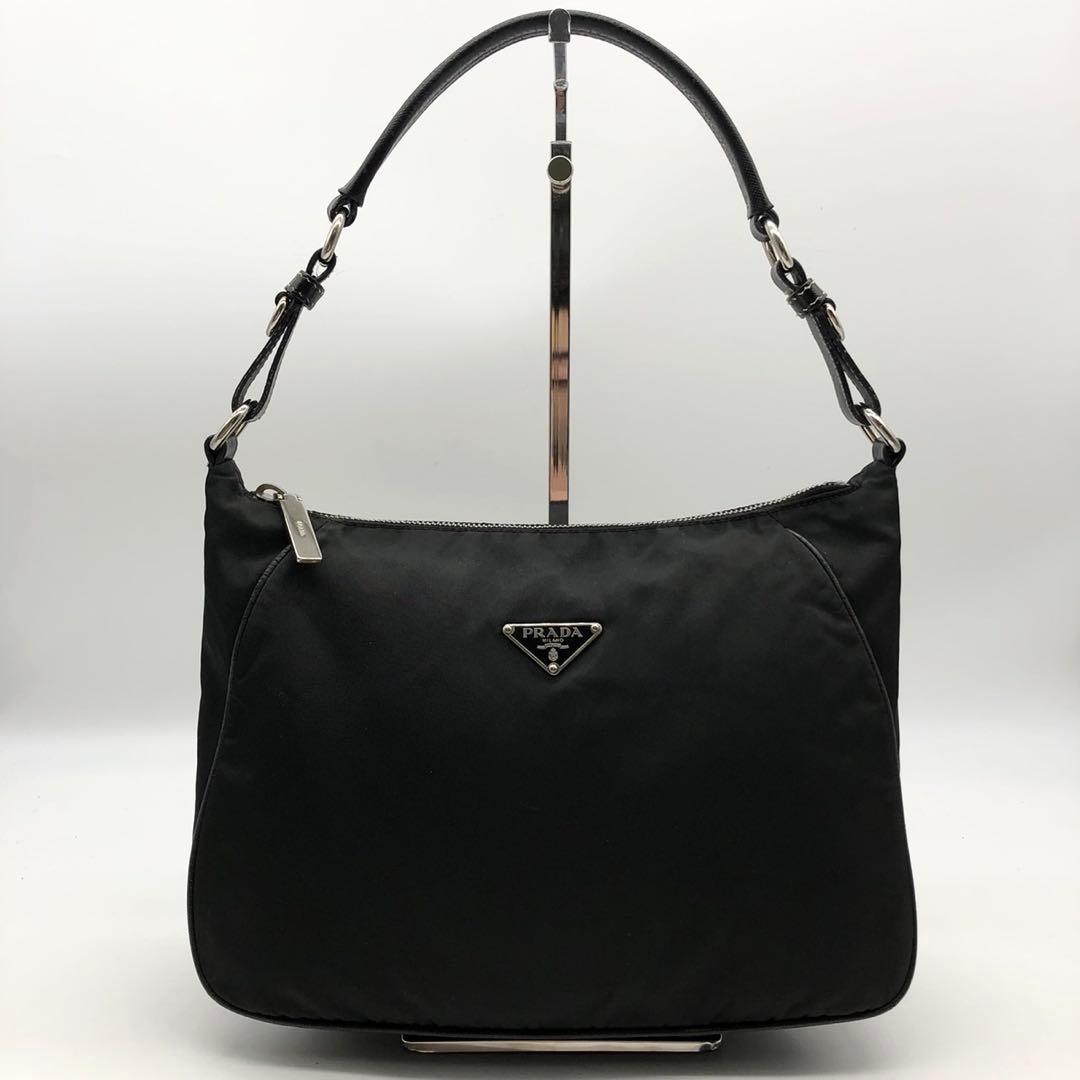 美品✨ PRADA プラダ ワンショルダーバッグ ナイロン ブラック