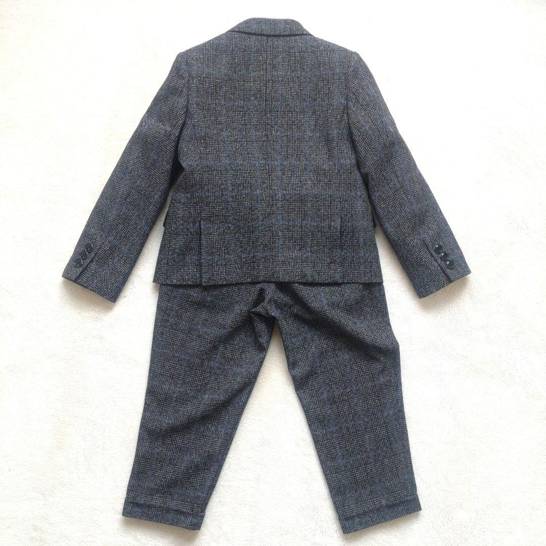BEAMS DESIGN　フォーマルスーツ　男の子　4点セット　120　グレー