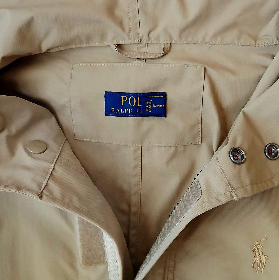 極美品 ポロ ラルフローレン 上品 ナイロン ロングコート マウンテンパーカー