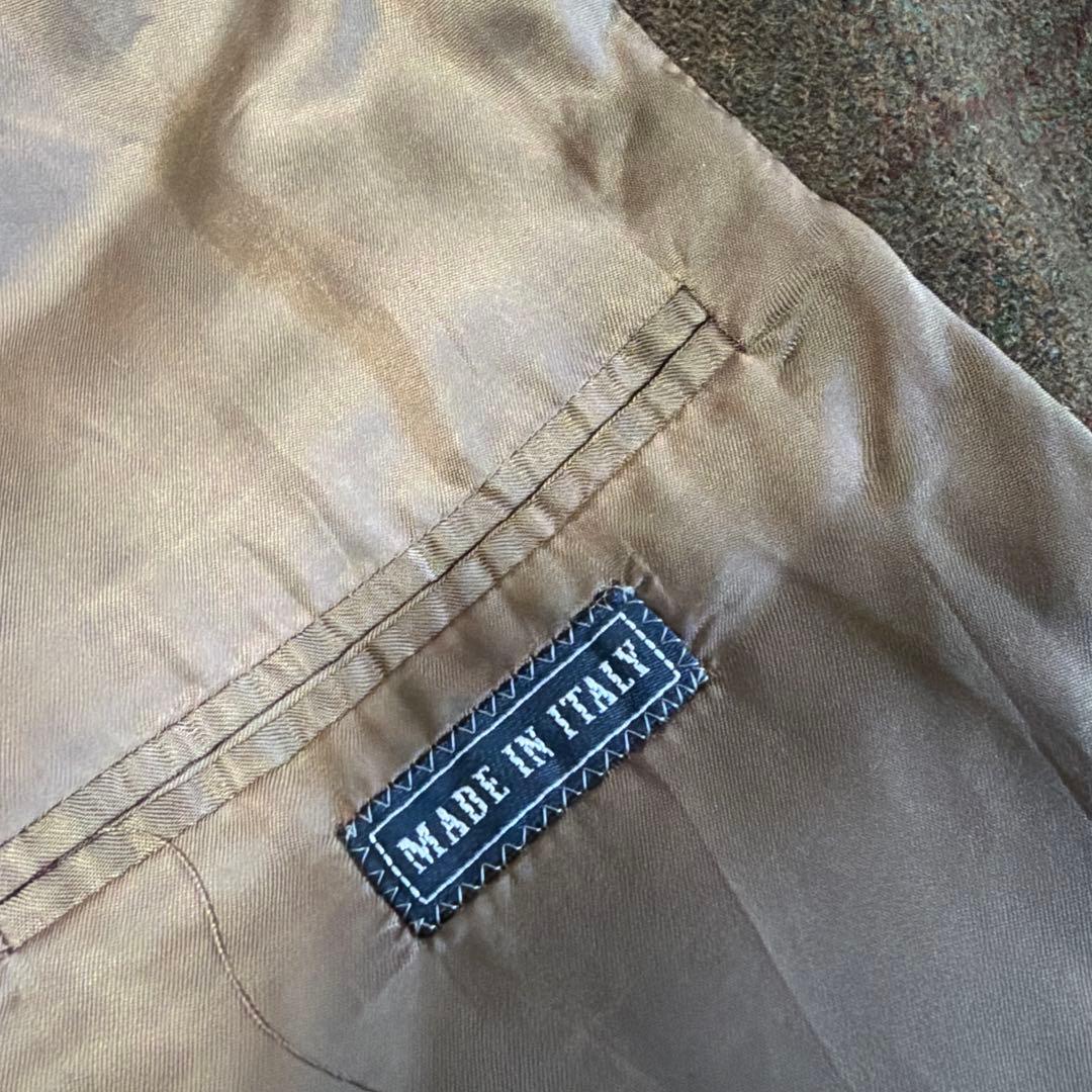 Z*1様 80s Italy製　ポロバイラルフローレン　チェック　ツイード　ブラ