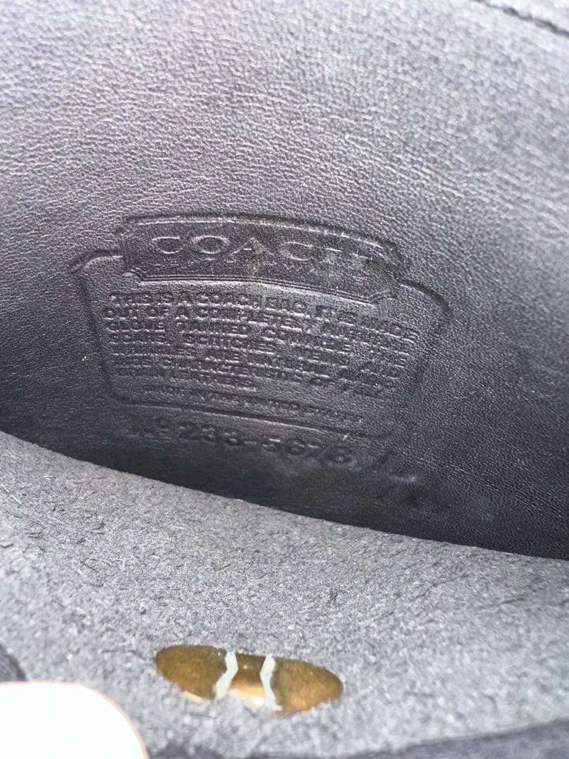 ★*★様 COACH オールドコーチ　黒 レザー ショルダーバッグ 美品