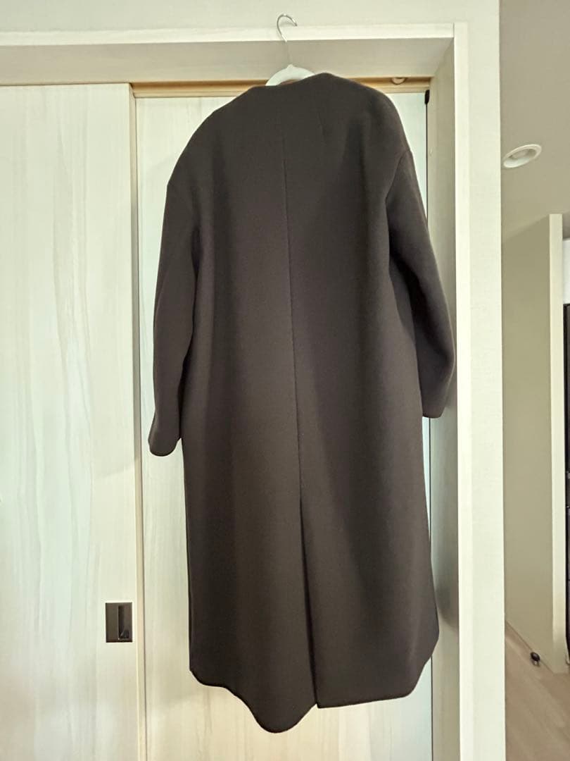 ちー　IÉNA ダークブラウン ロングコート　34サイズ
