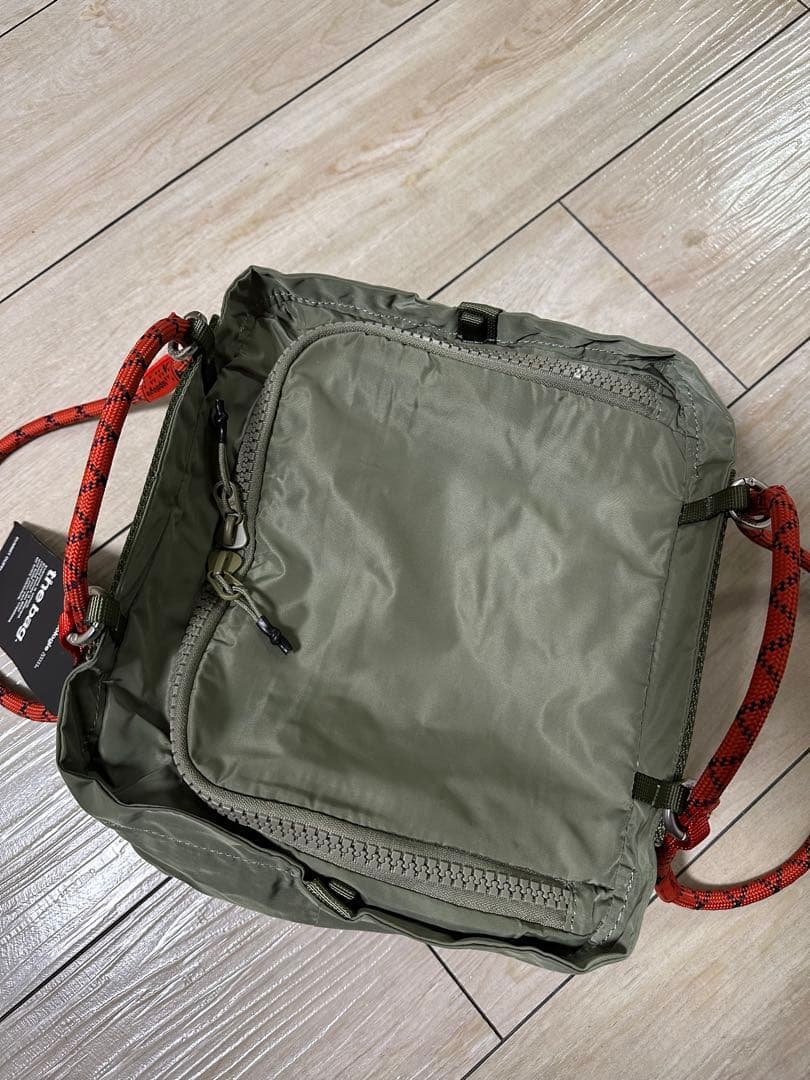 topologie Duffle Small オリーブグリーン　ストラップ付き
