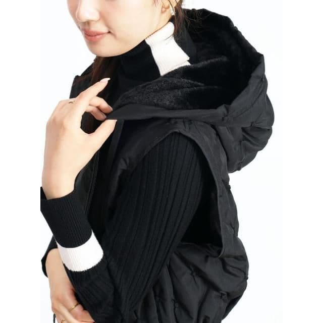 riko様【新品 ヤマダヤ FENNEL 】ドット キルティング ジップ ベスト