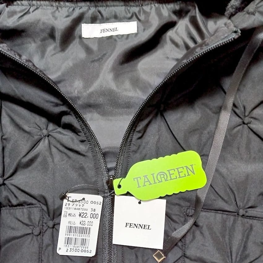 riko様【新品 ヤマダヤ FENNEL 】ドット キルティング ジップ ベスト