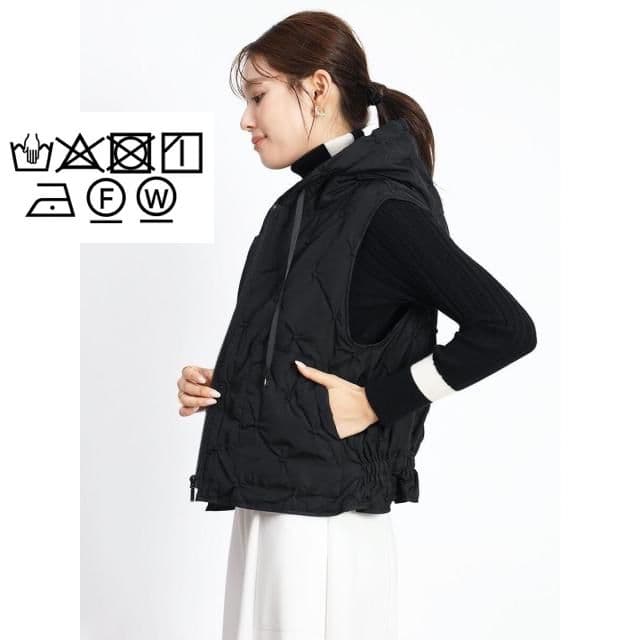 riko様【新品 ヤマダヤ FENNEL 】ドット キルティング ジップ ベスト