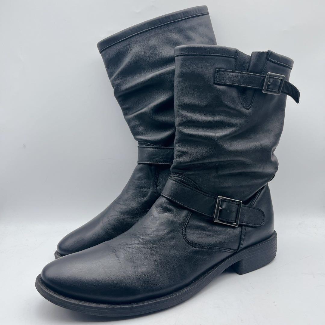 希少❗️ステファノロッシ SR 03018 エンジニアブーツ ベルト US11