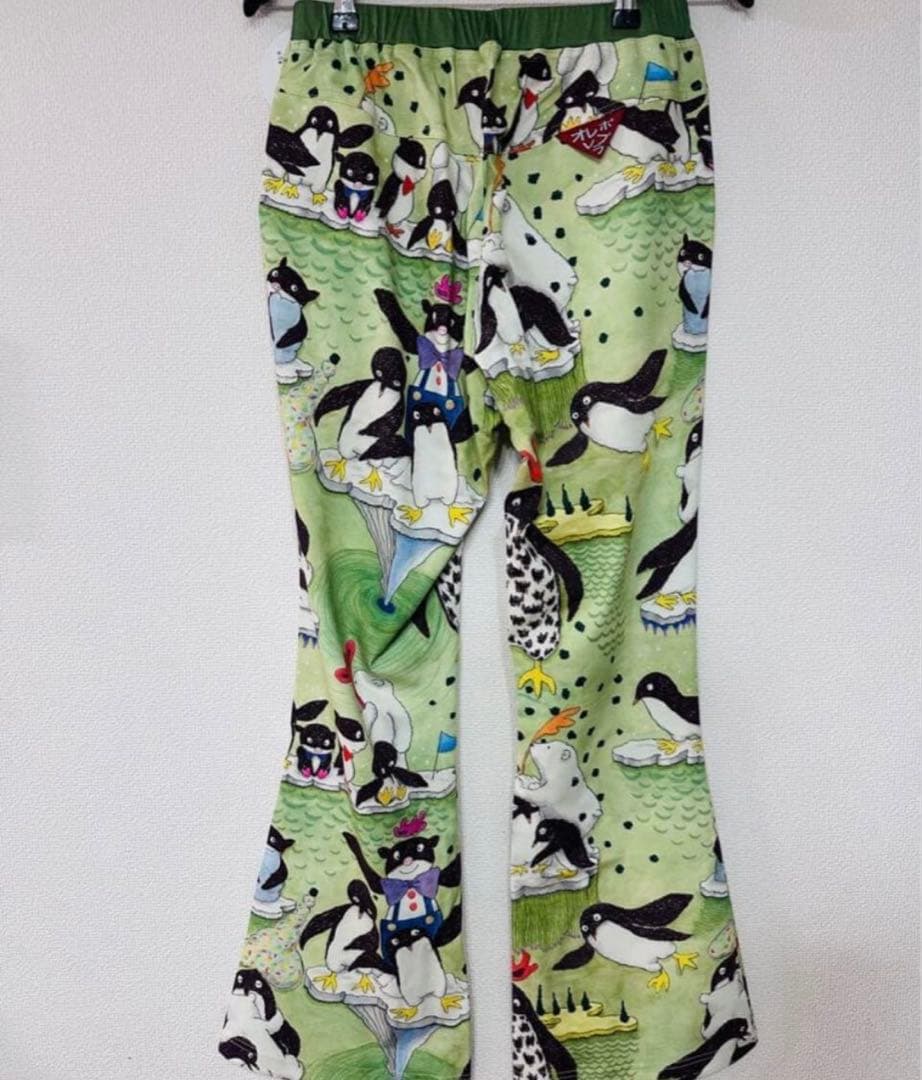 新品アルベロベロブタさんペンギンストレッチパンツ楽々動きやすいウエストゴム