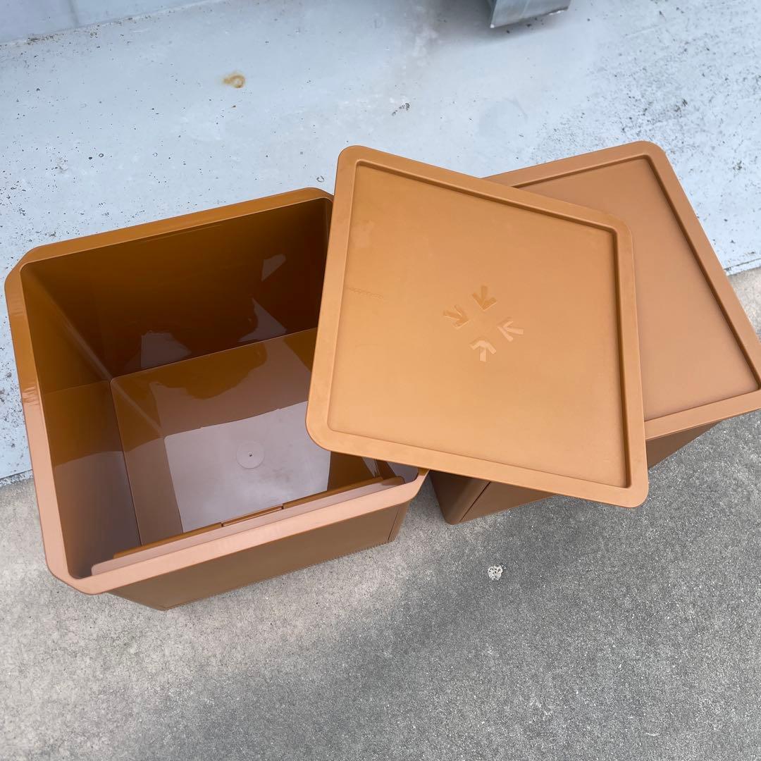 【廃盤品・美品】タッパーウェア マルチオーガナイザー 2段セット キャスター付き