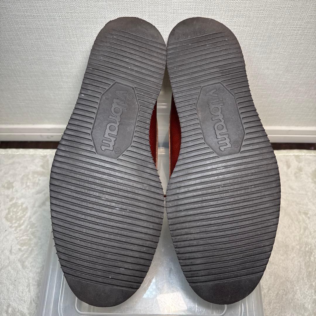 極美品　ユケテン　デッキシューズ　モカシン　ブラウン　9