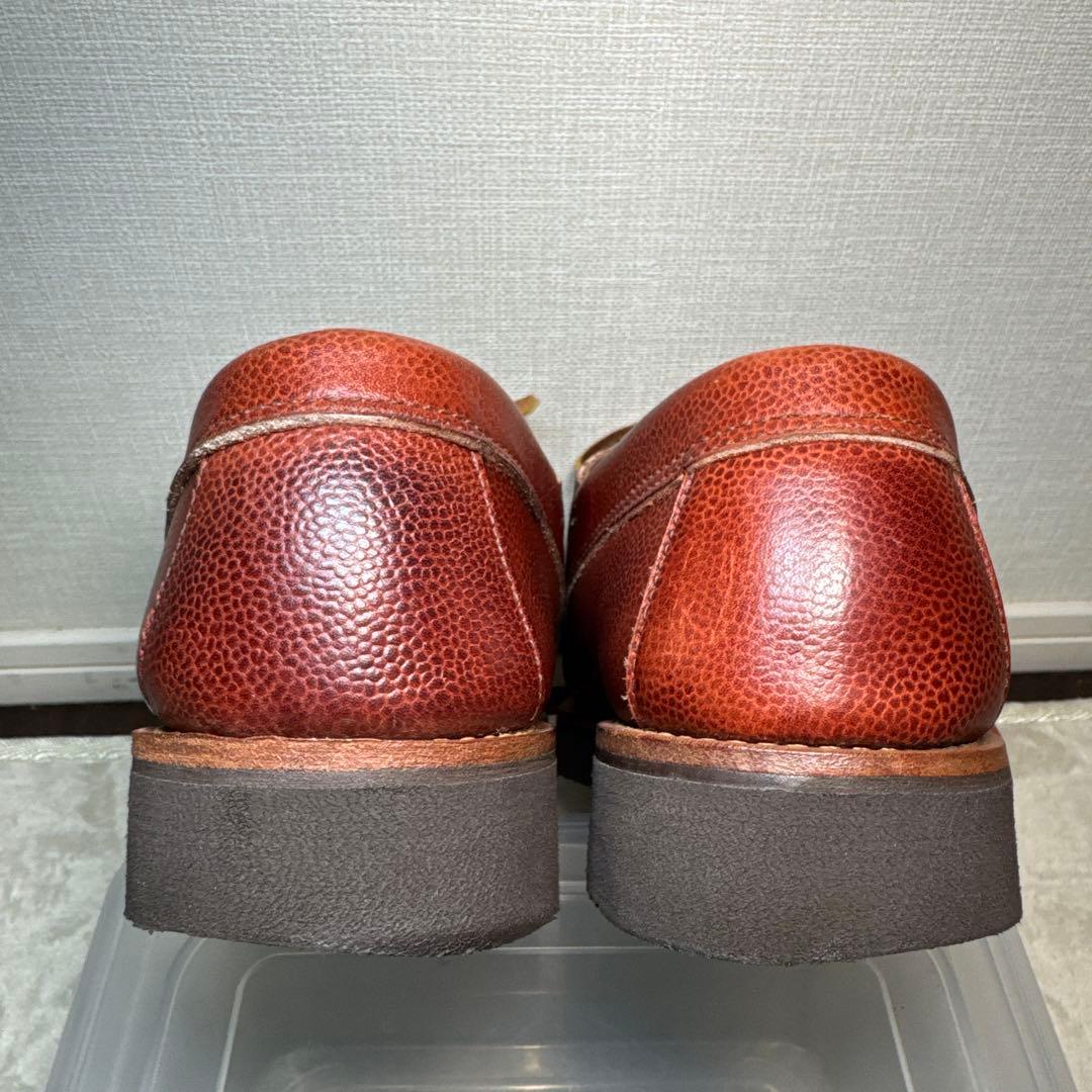 極美品　ユケテン　デッキシューズ　モカシン　ブラウン　9