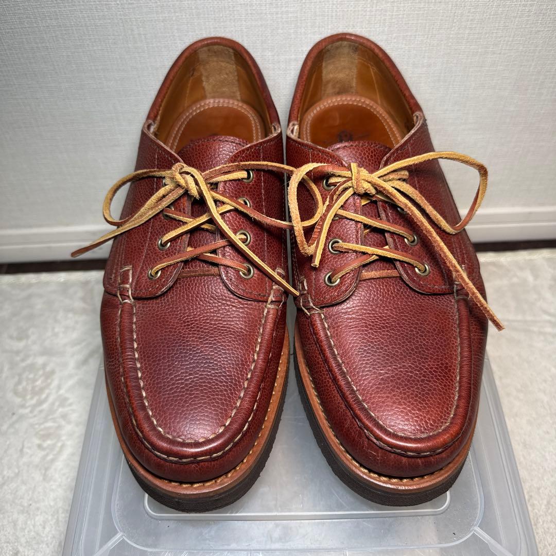 極美品　ユケテン　デッキシューズ　モカシン　ブラウン　9
