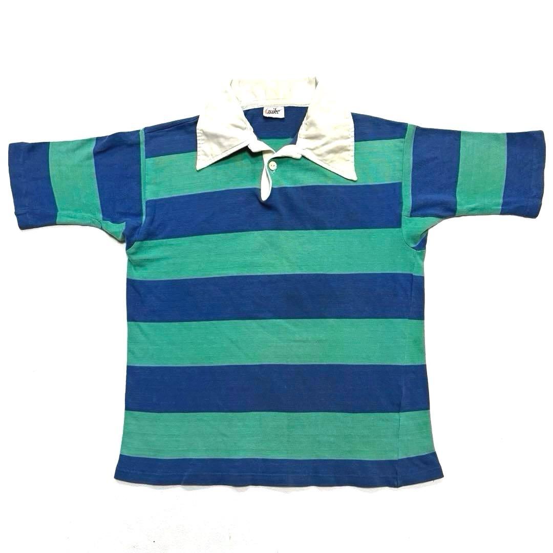 筆記体 最初期 70s NIKE ナイキ ラガーシャツ ビンテージ オリジナル