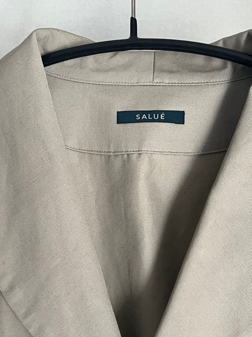 SALUE ロングコート【グレイジュ】