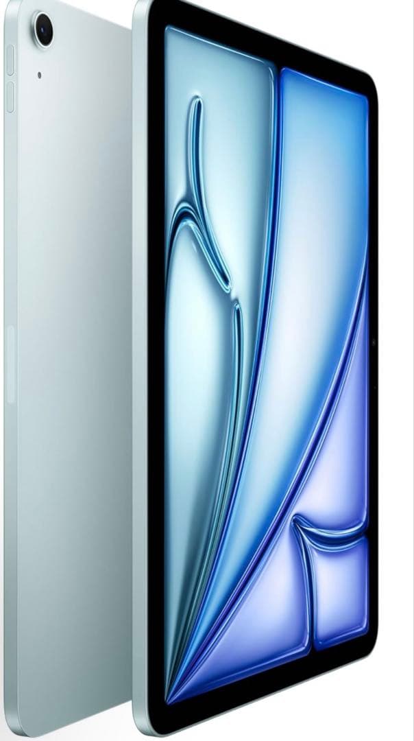 iPadAir 11インチ128GB ブルー　ほぼ新品！ ケースカバーフィルム付