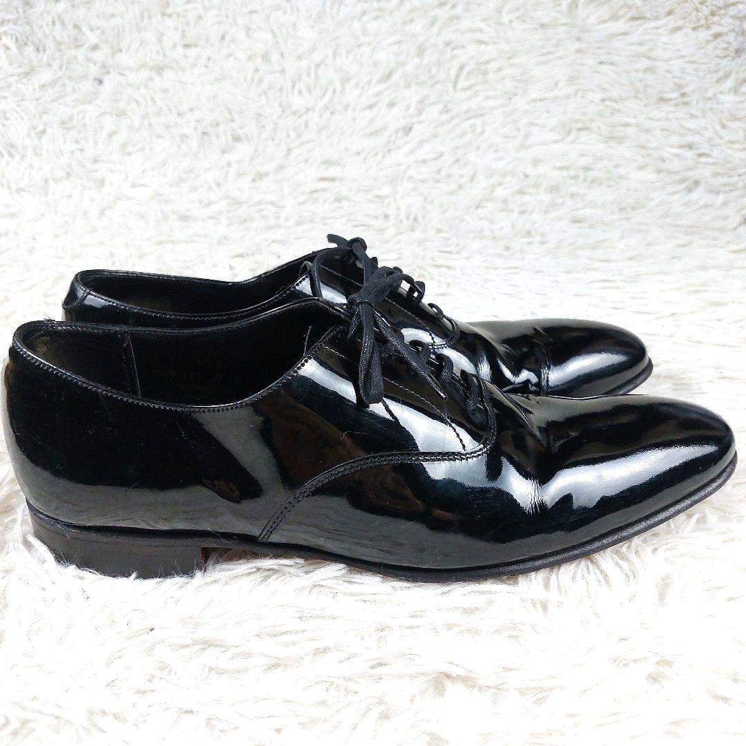 クロケット＆ジョーンズ 結婚式 エナメルドレスシューズ 靴黒 26cm