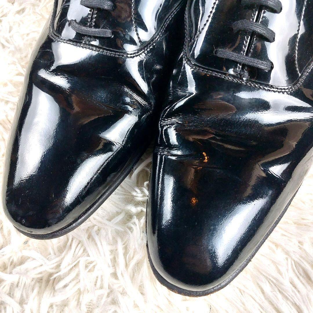 クロケット＆ジョーンズ 結婚式 エナメルドレスシューズ 靴黒 26cm