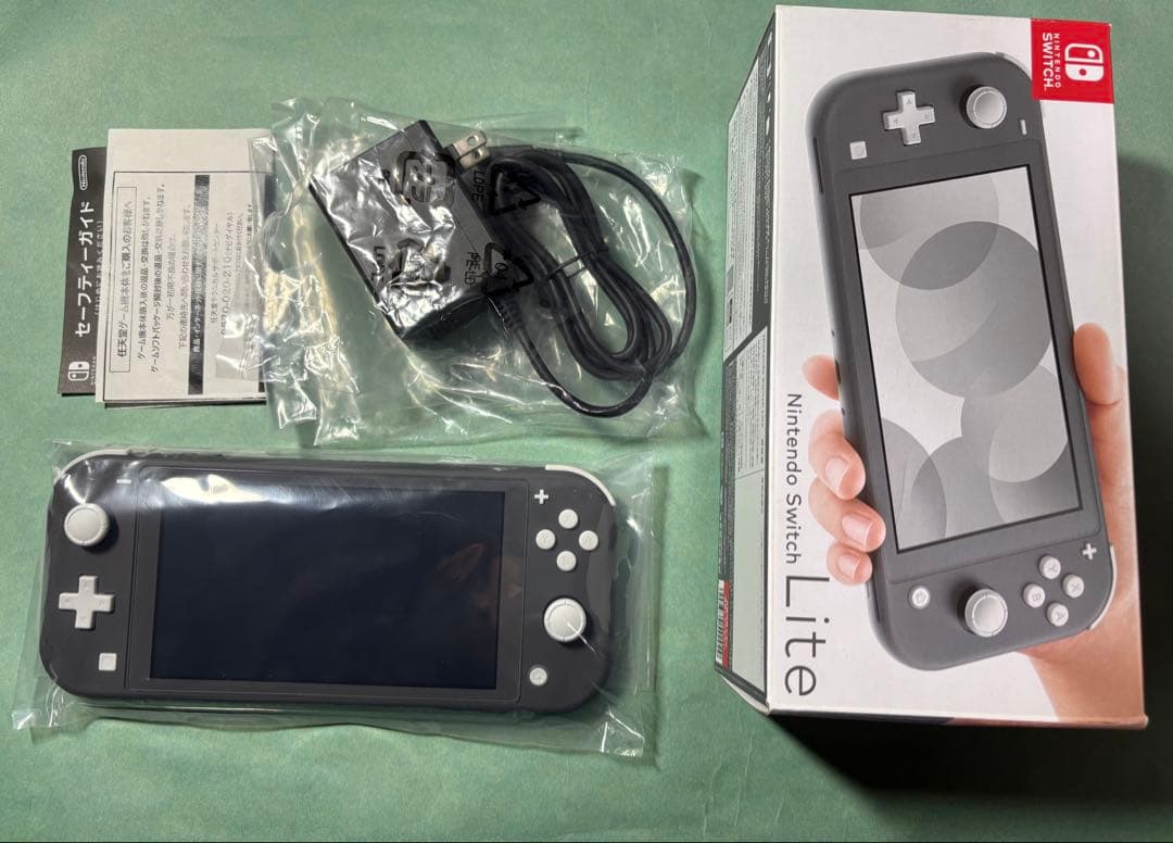 【ほぼ未使用】Nintendo Switch lite グレー スイッチライト