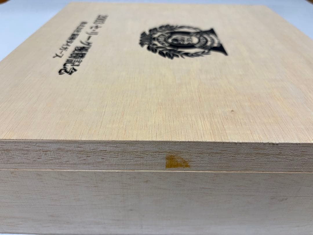 阪神タイガース 2003年 セリーグ優勝記念品(赤ワイン、ワイングラス)