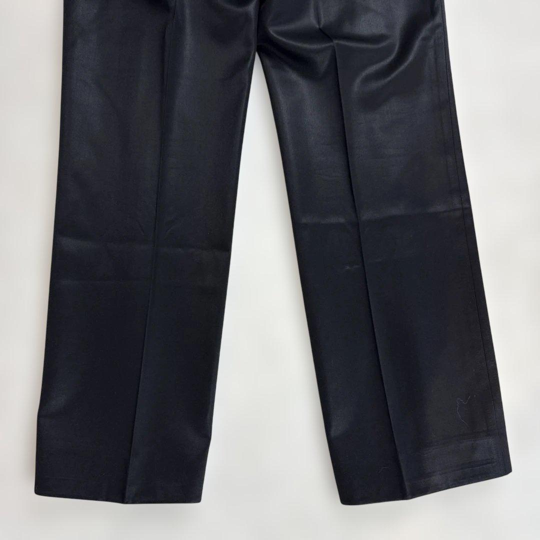 ディオールオム　光沢あり　スラックス　ブラック　サイズ48