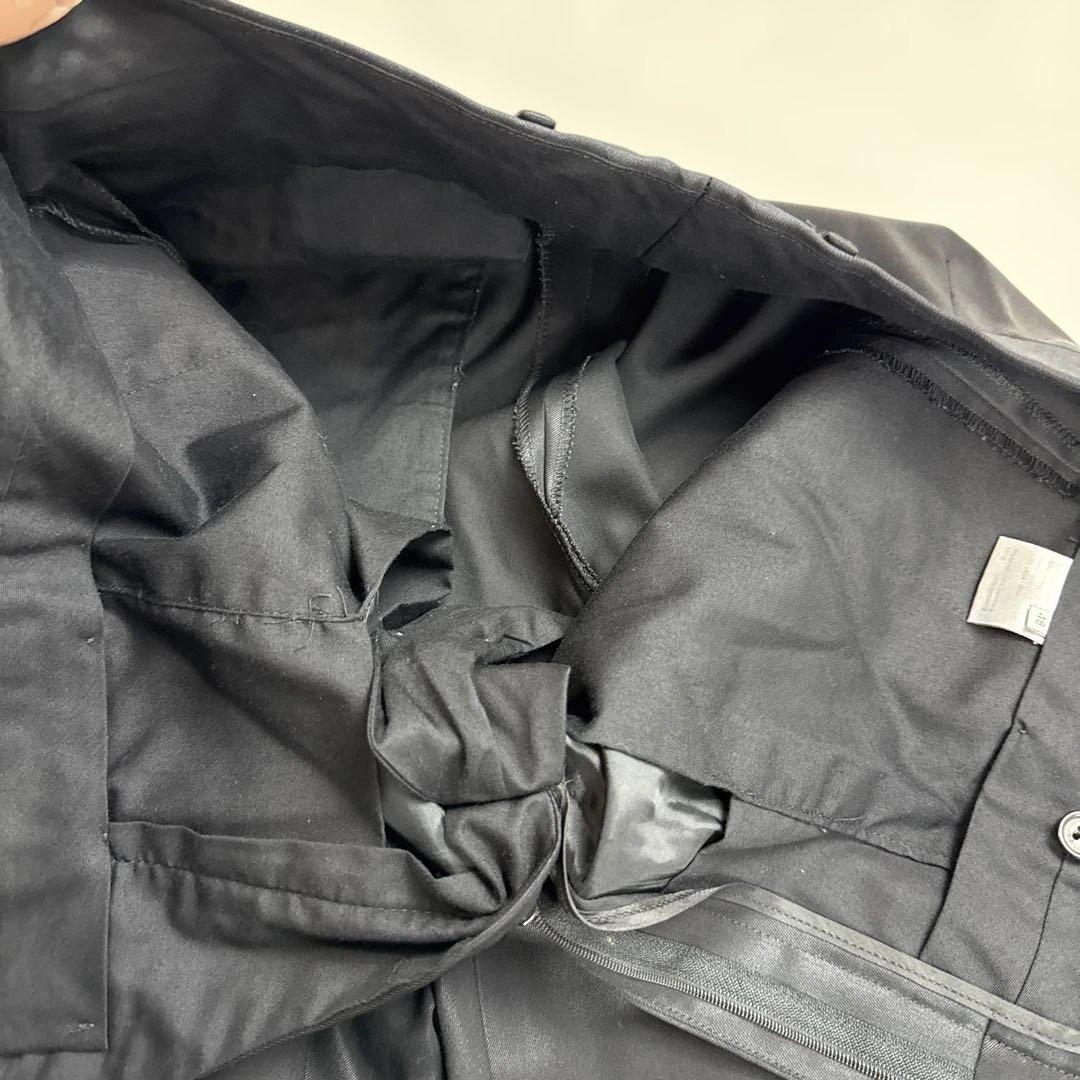 ディオールオム　光沢あり　スラックス　ブラック　サイズ48