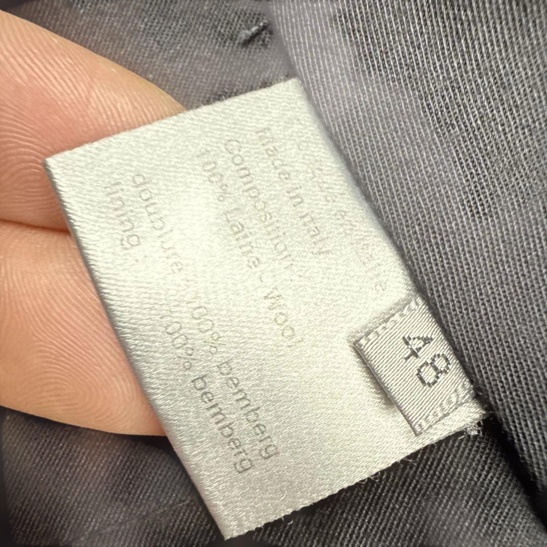 ディオールオム　光沢あり　スラックス　ブラック　サイズ48