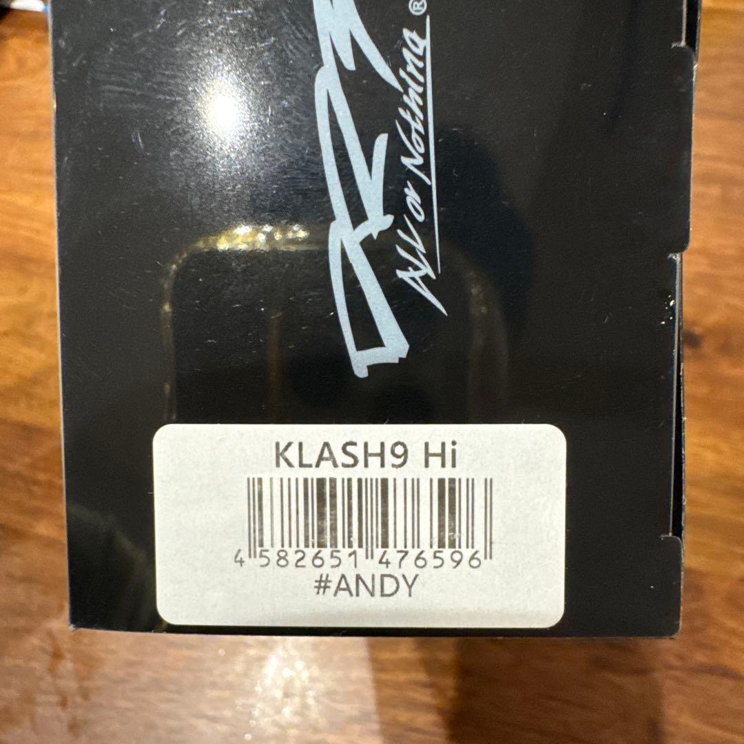 値下げしました。ＤＲＴKLASH9 Hi ANDY 送料無料 新品未使用