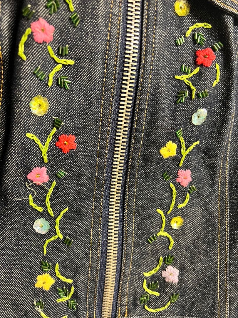 DOLCE&GABBANA お花刺繍Gジャン