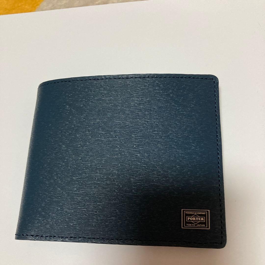 PORTER 二つ折り財布 ネイビー