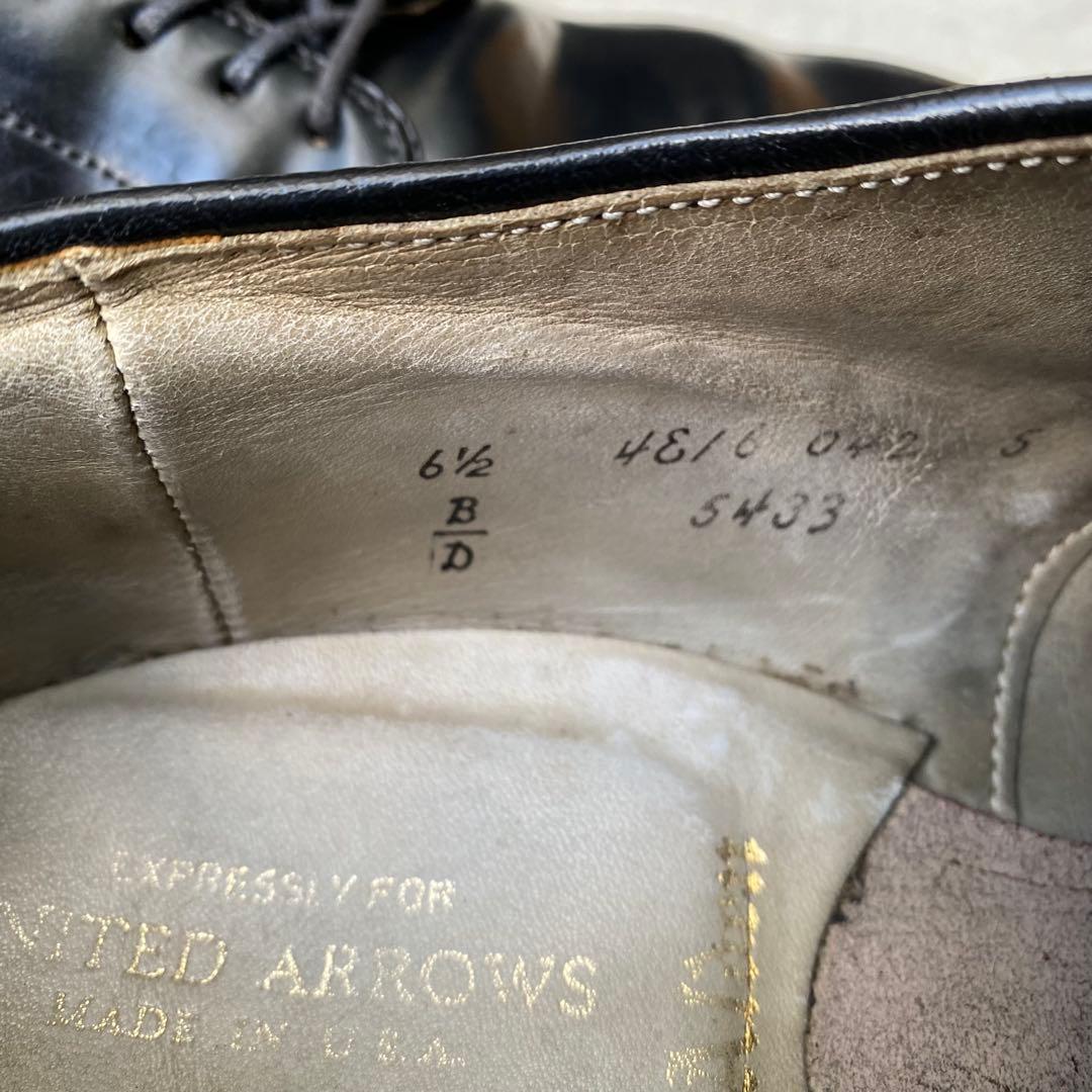 Alden5433★サイズ6.5D★コードバン★ブラック★Vチップ