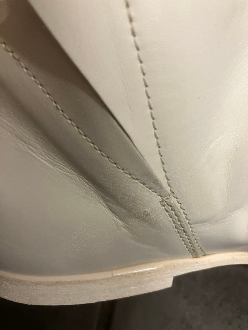 UNILINE ホワイト チャッカブーツ