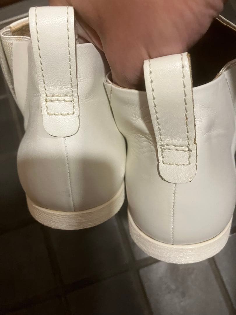 UNILINE ホワイト チャッカブーツ